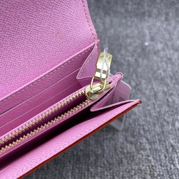 100% Authentic Louis Vuitton Sarah Multicolor Monogram Canvas Wallet - Picture 9 of 10